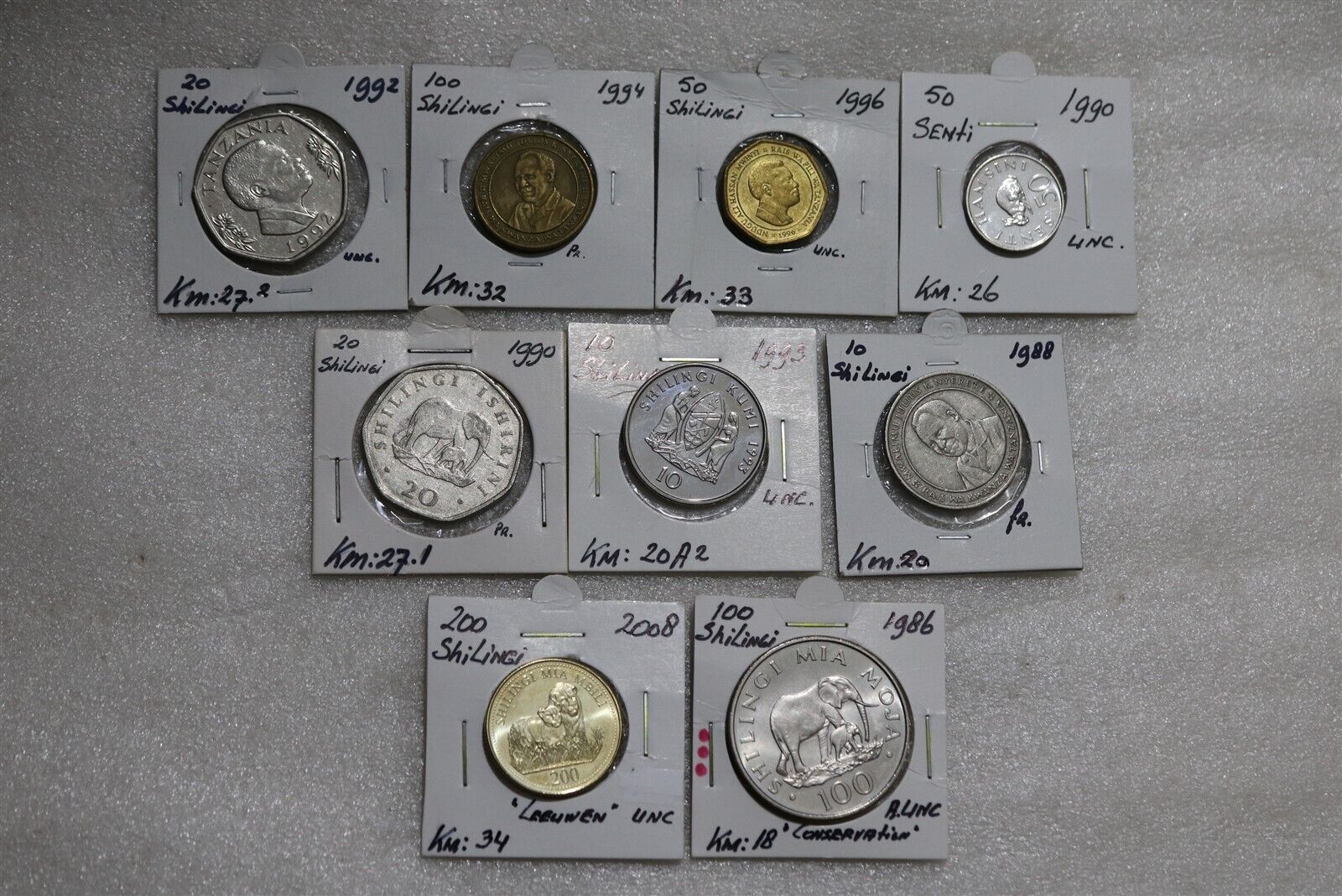 🧭 🇹🇿 Tanzania Old Coins Lot B49 #2471