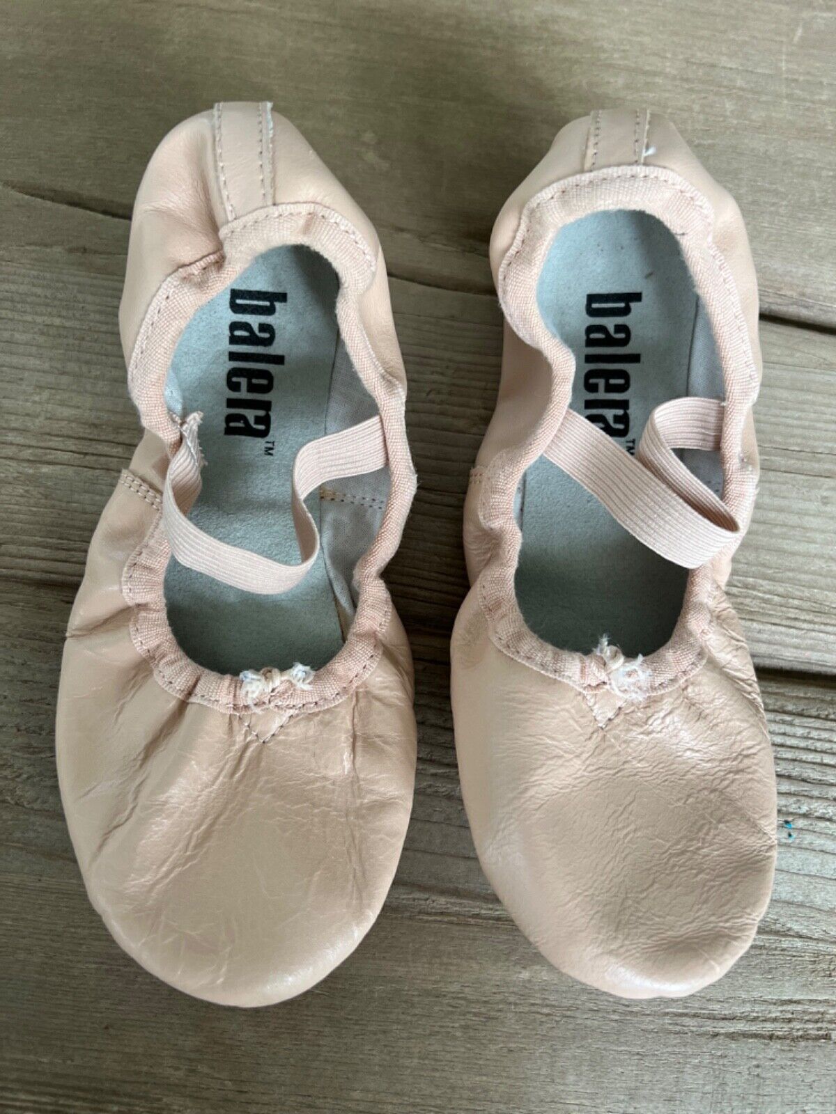Balera Leather Upper Ballet Slippers Girls Size 4am Style B30