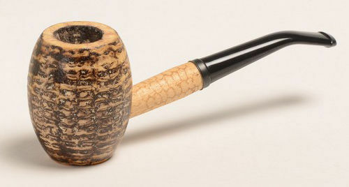 Missouri Meerschaum Country Gentleman Bent Stem Smoking Corncob Pipe - 5617