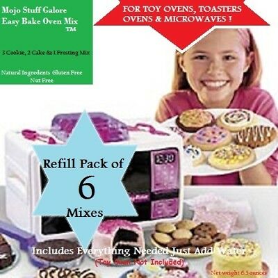 Easy-bake-refill-super-pack-oven-mix-6-mixes-mojo's-ultimate-cookies-cake