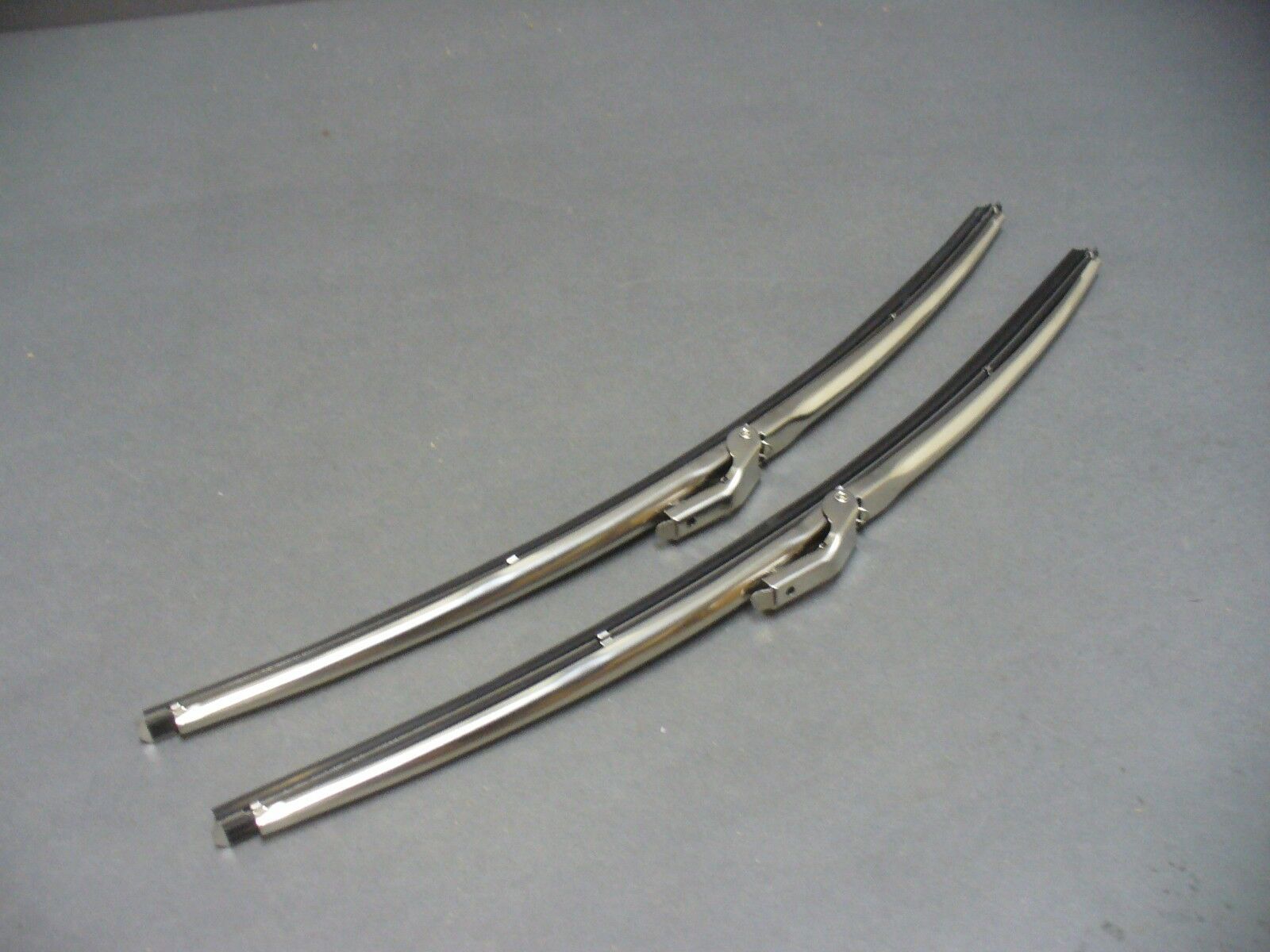 Ford Wiper Blades 16" Polished Stainless Falcon Fairlane Torino Ranchero Galaxie