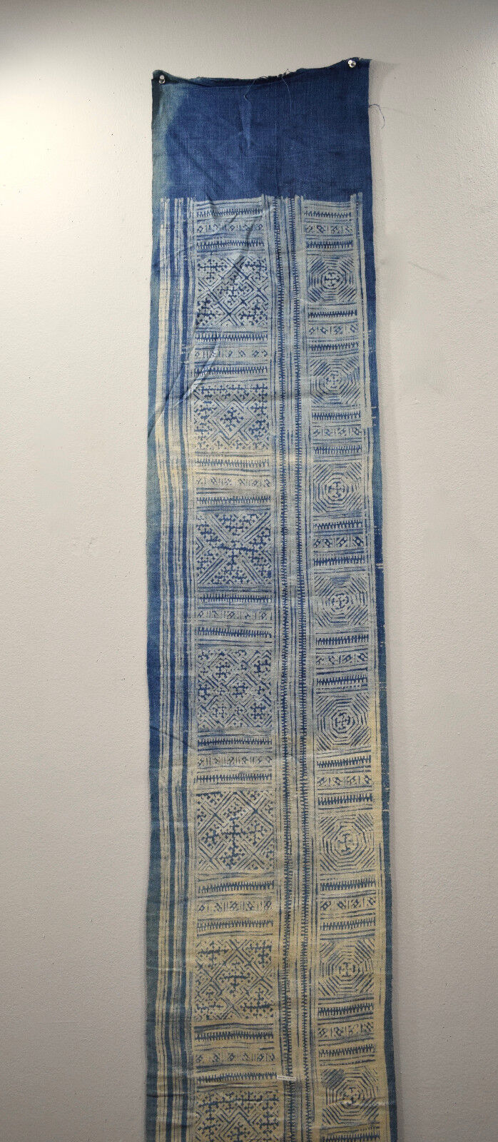 Chines Miao Indigo Blue Ceremonial Indigo Cloth